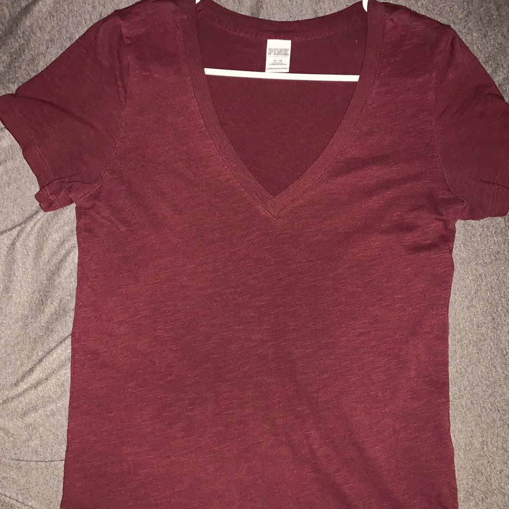 Pink by Victoria Secret V-neck tee